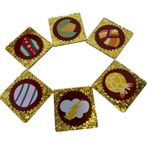 WONKA x KURT GEIGER LONDON Treat Coaster Set sold out (NWT) - Picture 3 of 6